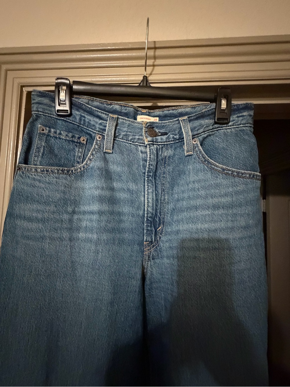 Levi's High-Rise Blue Denim Jeans 28W x 33L - Picture 7 of 9